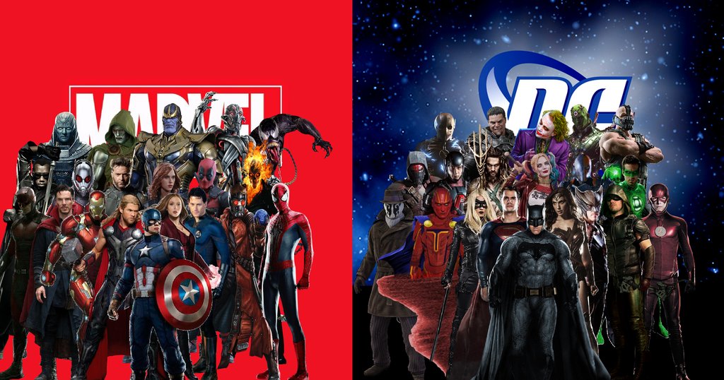 ¿Cuál prefieres?

🔁 Marvel
❤ DC