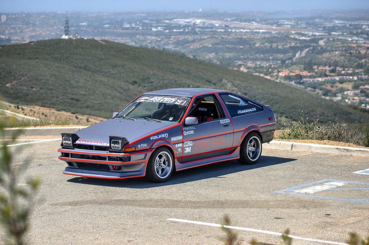 The all-electric #AE86 #Corolla in our April issue should get you talking... Could electricity really be the future for #drifting?