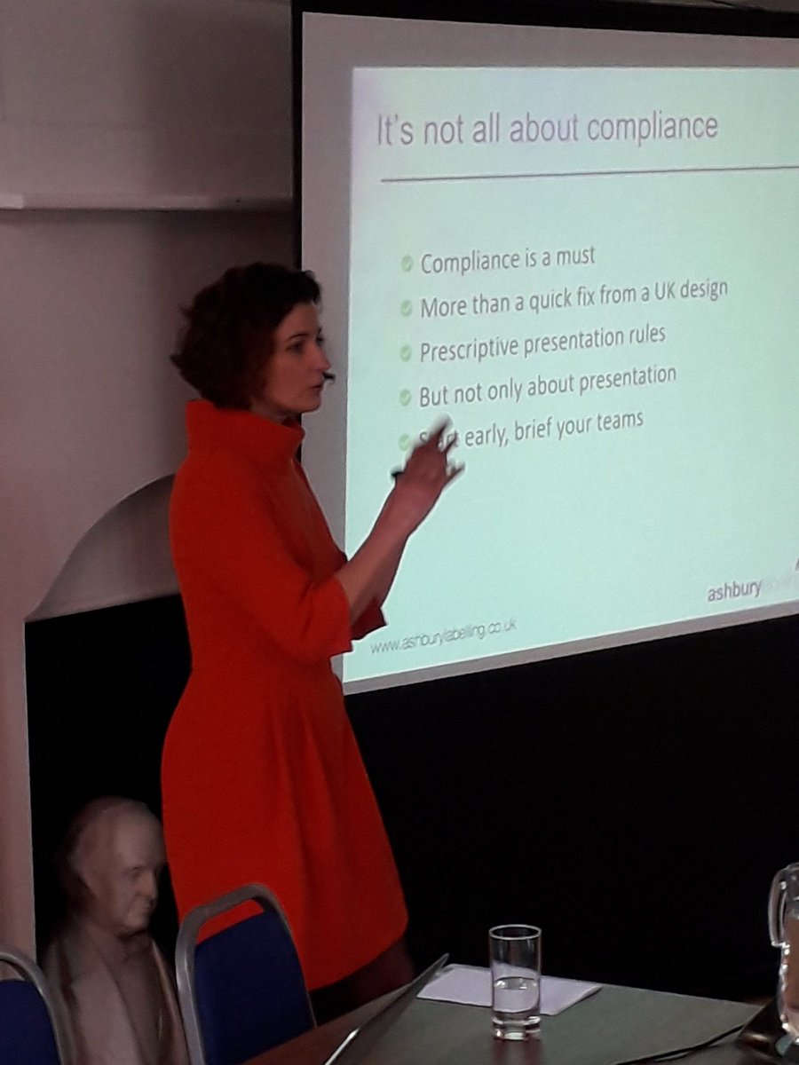 HoldLee's tweet photo. Claudine of @AshburyLabel warns that lay minute amends to labels are not an option with the US @SoilAssociation @UKFDEA #CrossingThePond https://t.co/h5A1y8WlwA