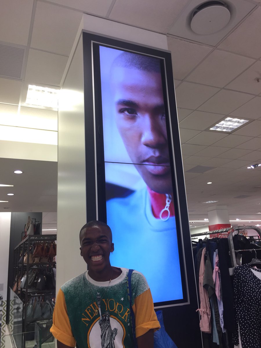 WOWOWOW! WHAT AN HONOUR TO BE UP IN WOOLWORTHS STORES NATIONWIDE this more for the represenation of Black Queer bodies in SA than it is for me! to be the first Black Gay male in a Woolworths campaign in south africa (correct me if im wrong) means so much to me 