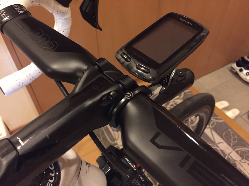 PRO VIBE エアロハンドルに専用サイコンマウント装着！ レックマウント