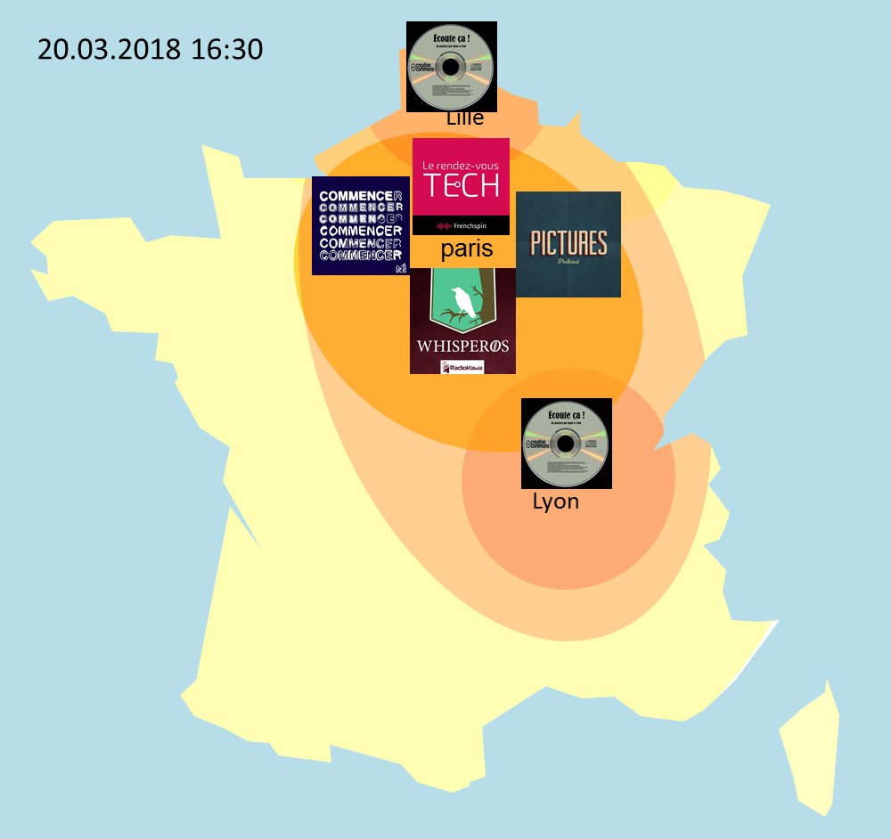 Un ciel podcastique plutot printanier avec le #RDVTech de <a href="/NotPatrick/">NotPatrick.com</a> , <a href="/PodcastPictures/">BigPicturesPodcast</a> et <a href="/ecoute_ca/">Écoute Ça ! Podcast</a>  et les jeunes plants de <a href="/CommencerNE/">Commencer Podcast</a> 
Mais le fond de l'air reste frais avec <a href="/whisperos/">Whisperos</a> ❄️