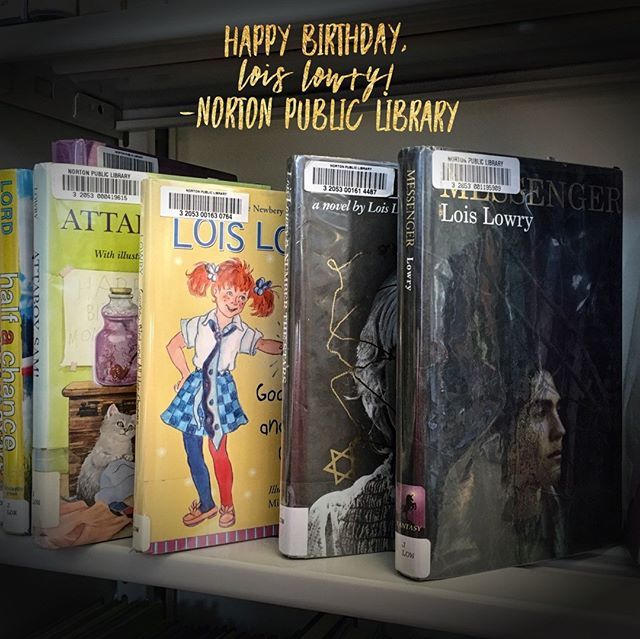 Happy birthday to Lois Lowry!  