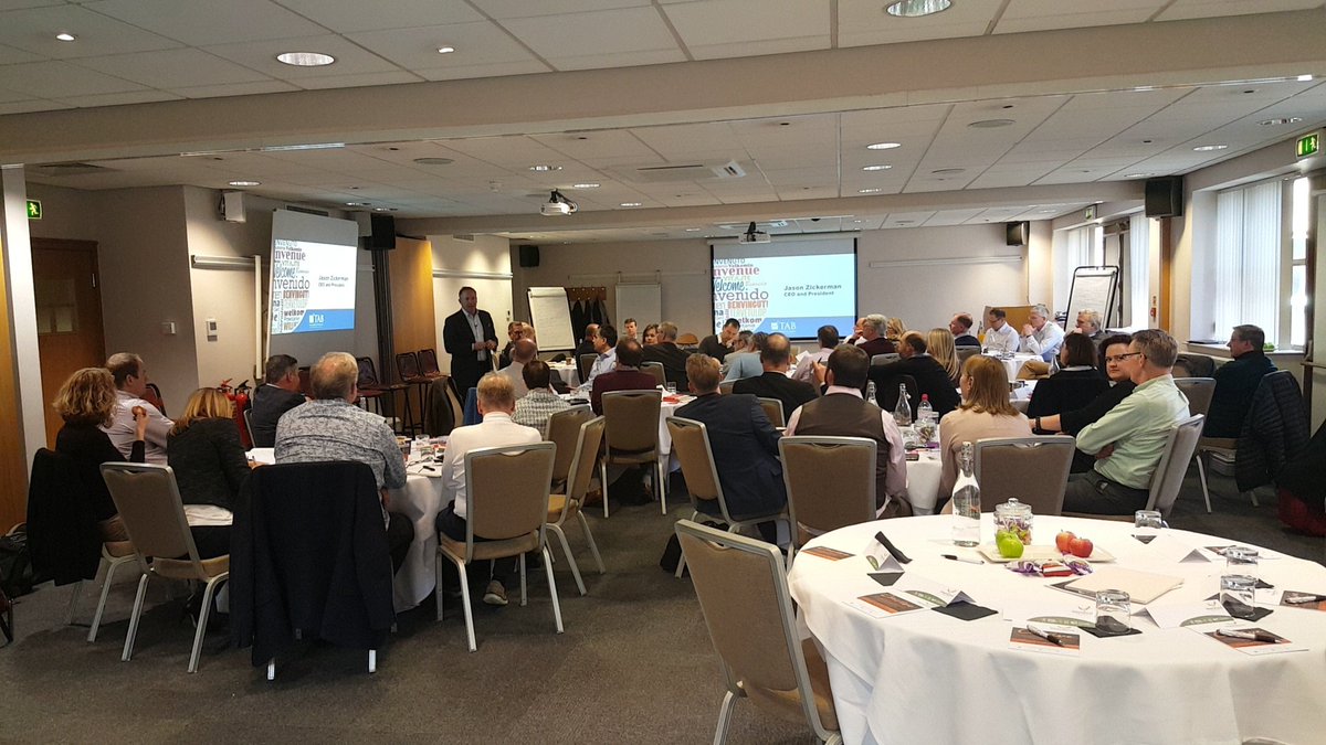 TAB international CEO <a href="/JasonZickerman/">Jason P. Zickerman</a> delivering an inspiring session on belief at #TABConf this afternoon.