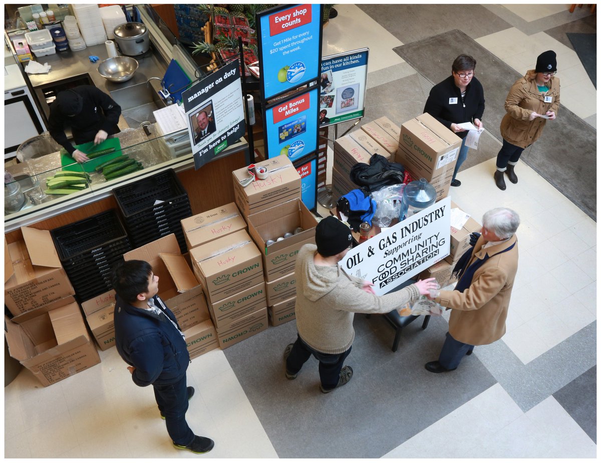 OilGasWeekNL's tweet photo. #OilGasWeek18 isn't over! The Industry Food Drive &amp; Fundraiser in support of the Community Food Sharing Association is scheduled for this Sat., March 24 from 9 am to 5 pm at @Sobeys locations in St. John's, Mount Pearl &amp; CBS. See you there! @Mount_Pearl @CityofStJohns @TownofCBS https://t.co/i9mWYDkm0A
