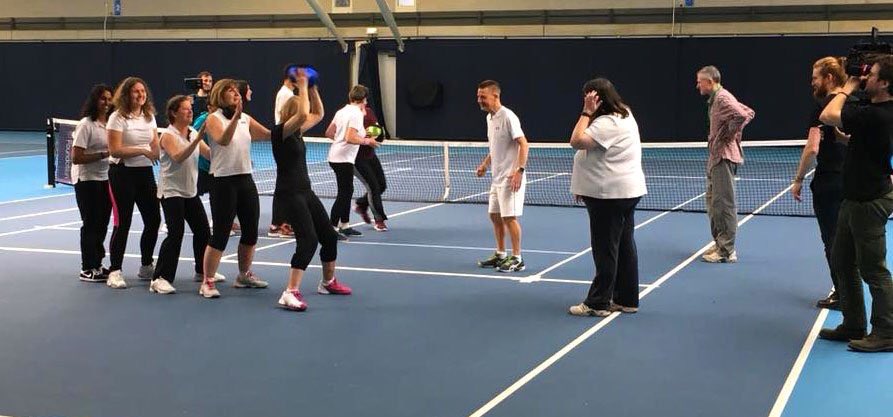 lhntennis's tweet photo. VI tennis coaching session tonight 7-8.30 at the National Tennis Centre 100 Priory Lane @TennisFndation @MetroVISports @activewands @surrey_tennis @BritBlindSport #tennis #soundball https://t.co/2EouNhXHfL