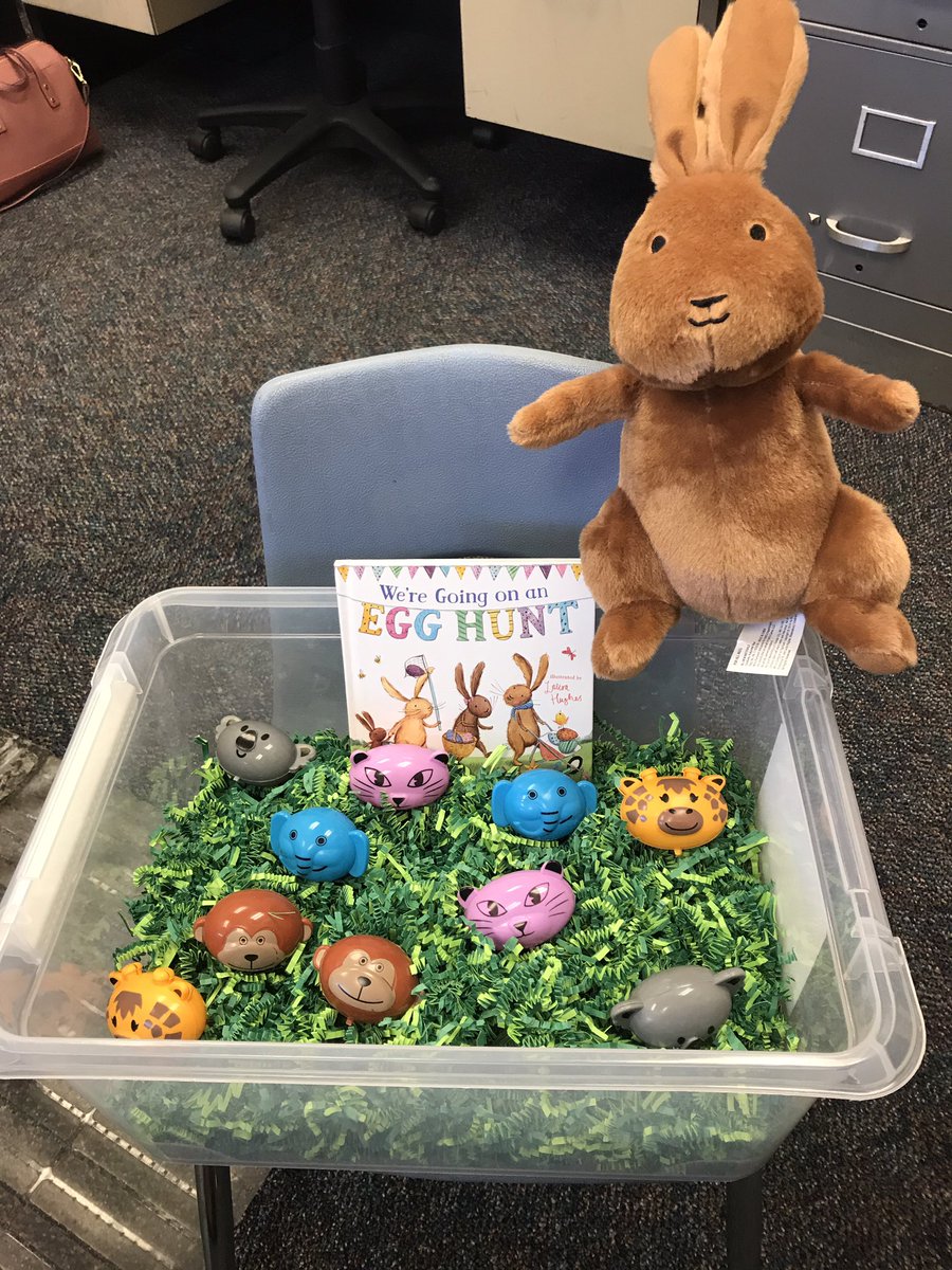 CC_SLP's tweet photo. Having so much fun this week in speech #egghunt #gobunnygo #feedthebunny #open #in #sensorybins @PlayerSchool @ISD109 https://t.co/aIs10rCf7Y