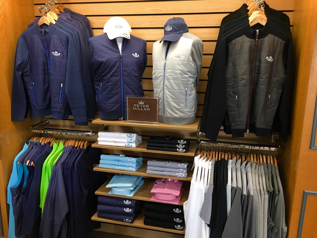 Superior variety of <a href="/petermillar/">Peter Millar</a> SS18 on show <a href="/PeterEvansGolf/">Peter Evans</a> Warmth, Wind and Wet all covered. There’s even some bits in case the sun comes out 🤪 #royalporthcawl#petermillar#lifestyled