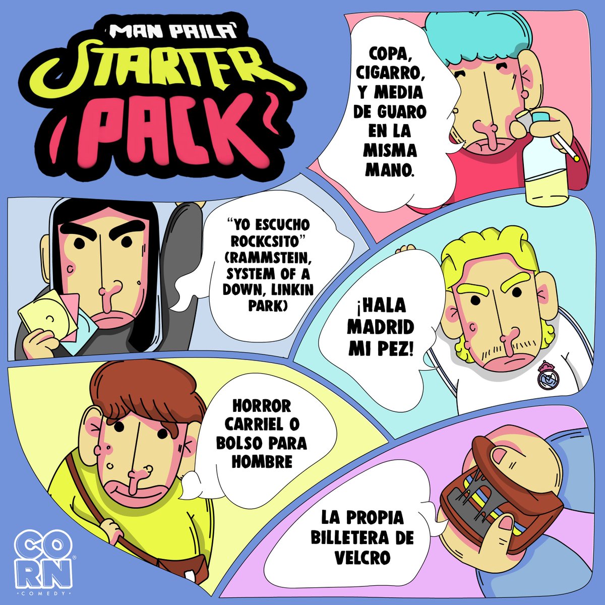 CornComedy's tweet photo. 🌽😟 Si tu no conoces a alguno de estos, es muy probable que el paila seas tú...😟🌽 https://t.co/A3kJy0HLVB