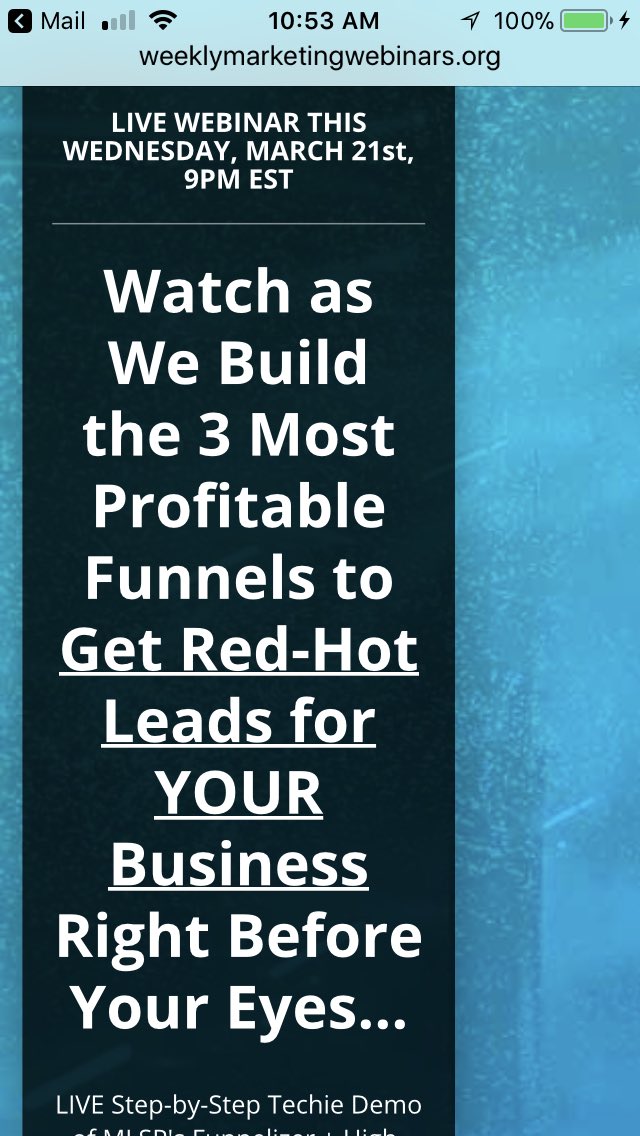 clarence_bowe's tweet image. How to build a #funnel #capturepage #leadmagnet #leads #prospecting #customer #business 
weeklymarketingwebinars.org/?m=clarencebowe