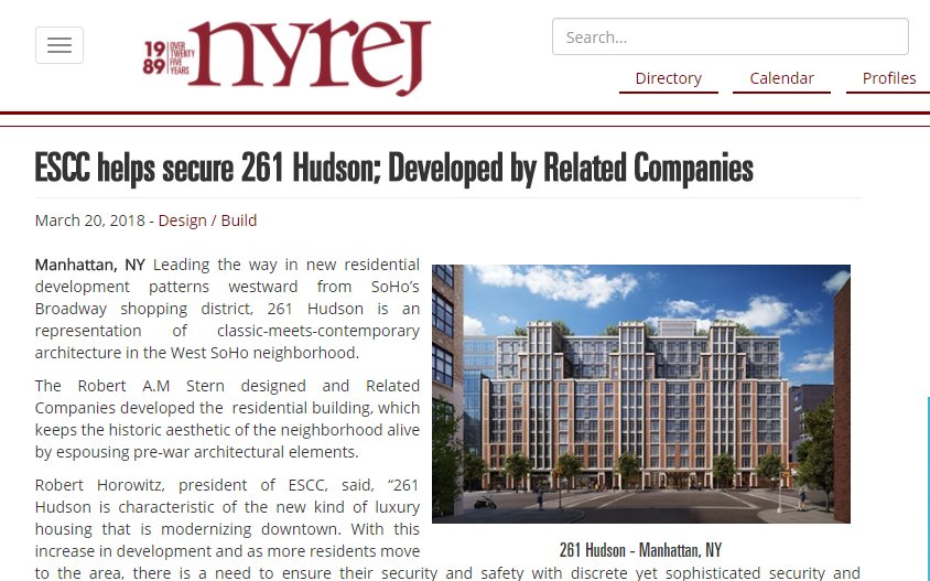 ESCC in the News: ESCC helps secure 261 Hudson; Developed by Related Companies

nyrej.com/escc-helps-sec…