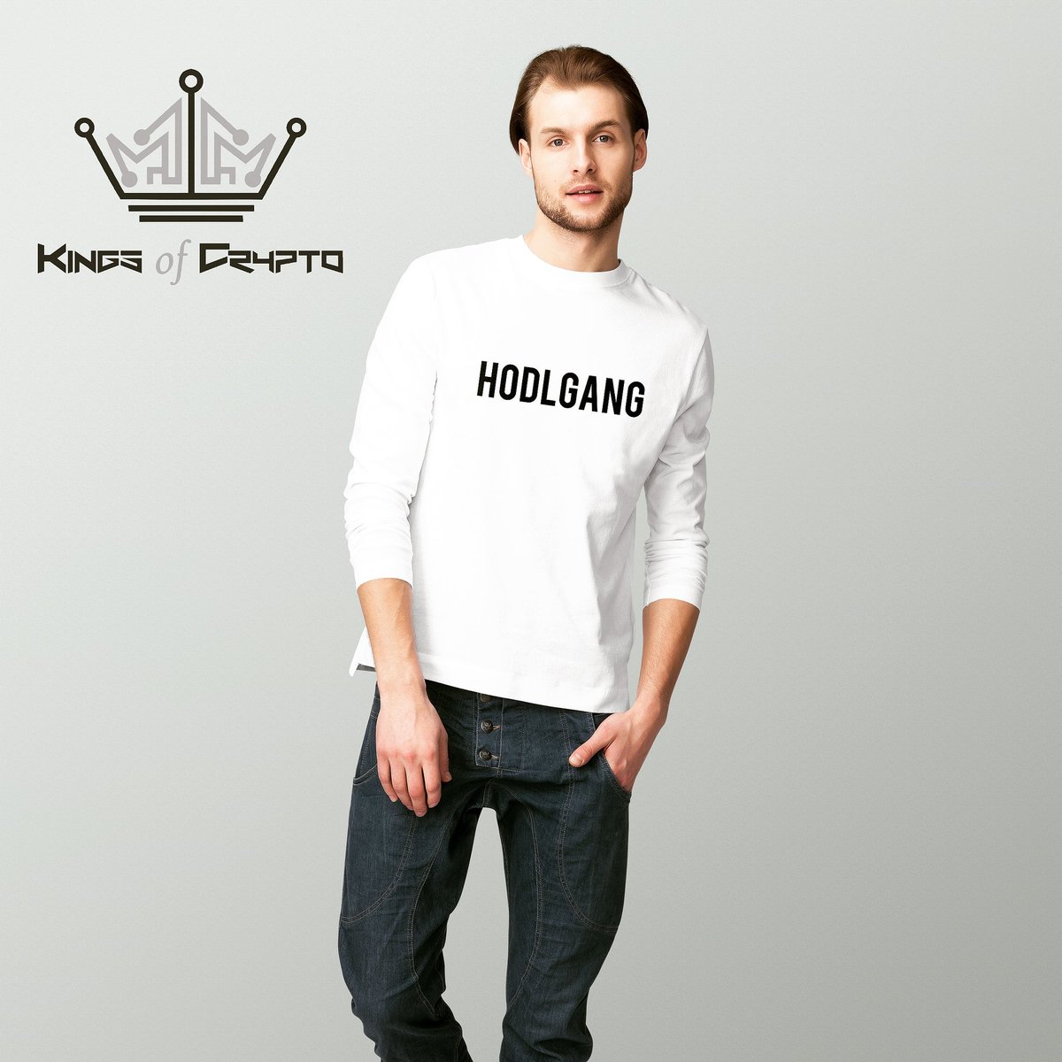 KingsofCrypto's tweet image. Who's HODLing? 🙋‍♂️🙋‍♂️🙋‍♂️. Check out kingsofcrypto.co.uk for our full crypto clothing range! 🌍Worldwide shipping🌍
 #cryptotrading #hodl #hodlgang