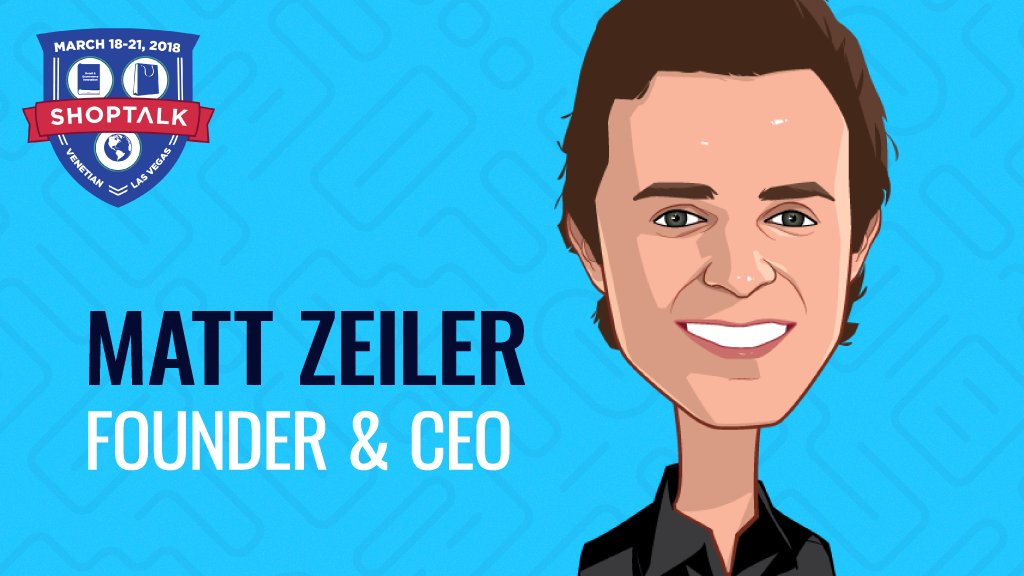 clarifai's tweet photo. Our CEO @mattzeiler will be speaking alongside @algolia + #Twiggle at @Shoptalk today on The Next Generation of Search. Tune in at 9 am PT at Track Room 1 https://t.co/tgXyEnM8Lu #Shoptalk2018 https://t.co/KmkUAw9HH5