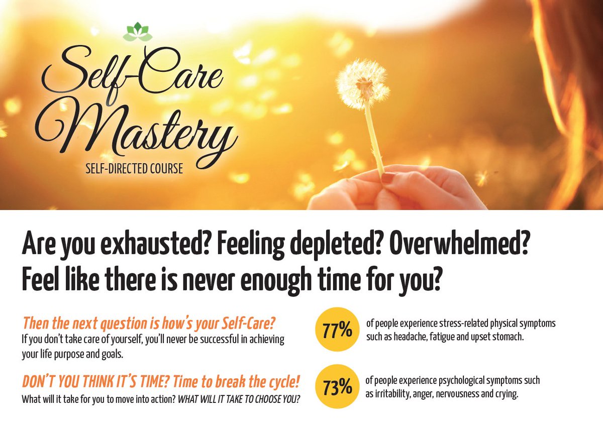 ELivingF's tweet photo. Explore what self-care really means, why it's important, and how you are or aren't currently doing it for yourself. Sign up now! https://t.co/7sksDAc8wm https://t.co/Rfdbuo1PRl