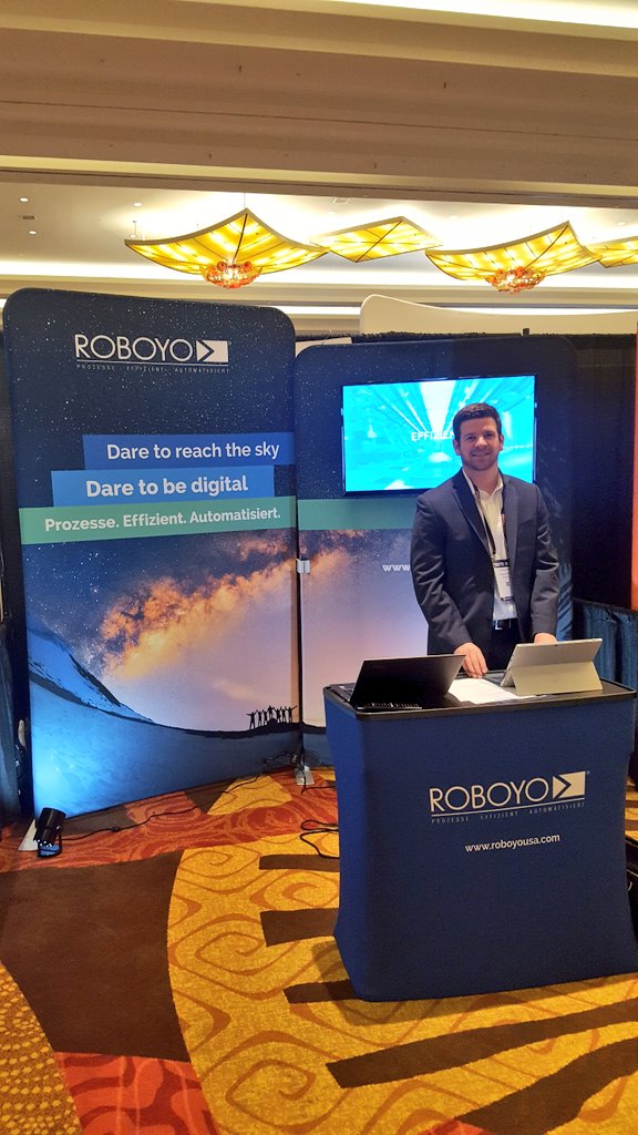 Roboyo_tweets's tweet photo. Want find out more about #intelligentautomation ? Visit us at the #SSOW2018 this week! #RPA #AI https://t.co/TsNCdXQTPW