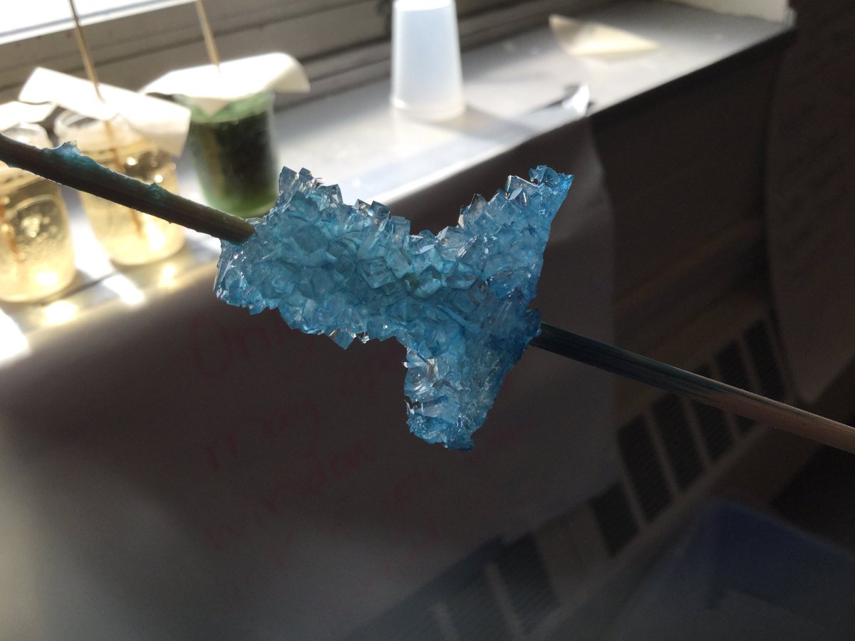 JosephaAustin's tweet photo. #bsdvt OnTop Rock Candy experiment https://t.co/52hr3dAKPe