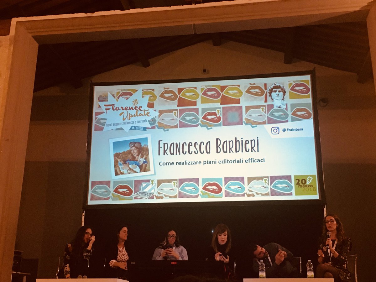 ginevradb's tweet photo. #FUP2018 scusa l’anglicismi - very interesting and useful @Fraintesa, thank you! @OIC_Group @destinationflo @firenzefiera https://t.co/qFHXHYz7Ia