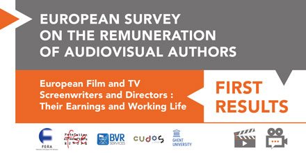 FSEscreenwriter's tweet photo. First results of groundbreaking study on EU audio-visual authors remuneration: a wake-up call ! @ScreenwritersEU @Film_directors 
Press Release : https://t.co/bvT8F8hGjU https://t.co/pGNoxElRfw