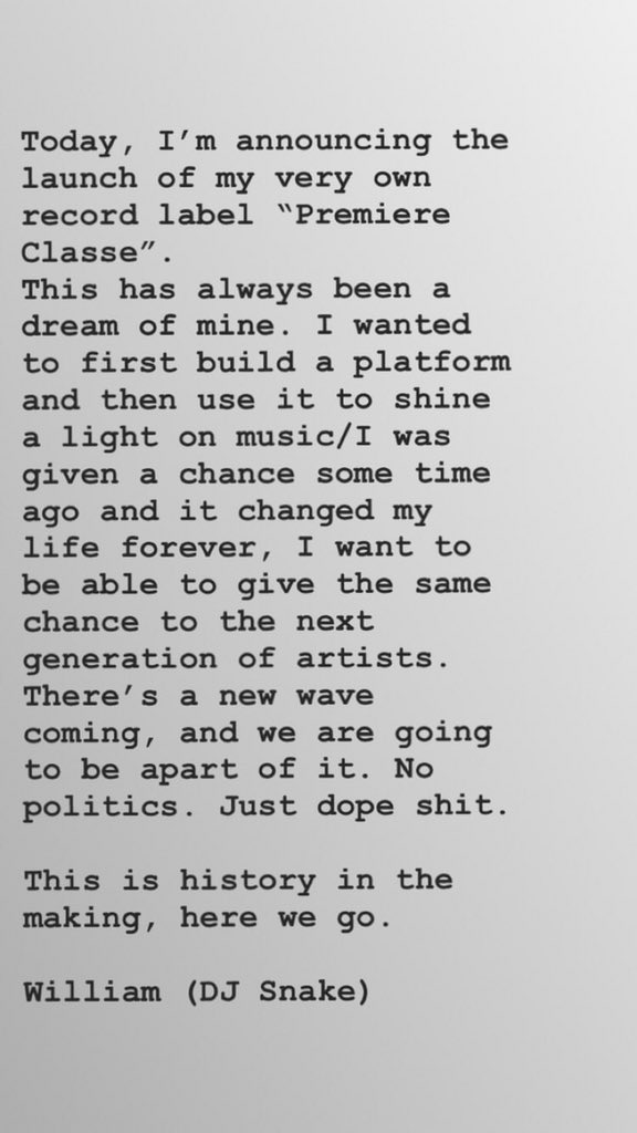 DJ SNAKE tweet media
