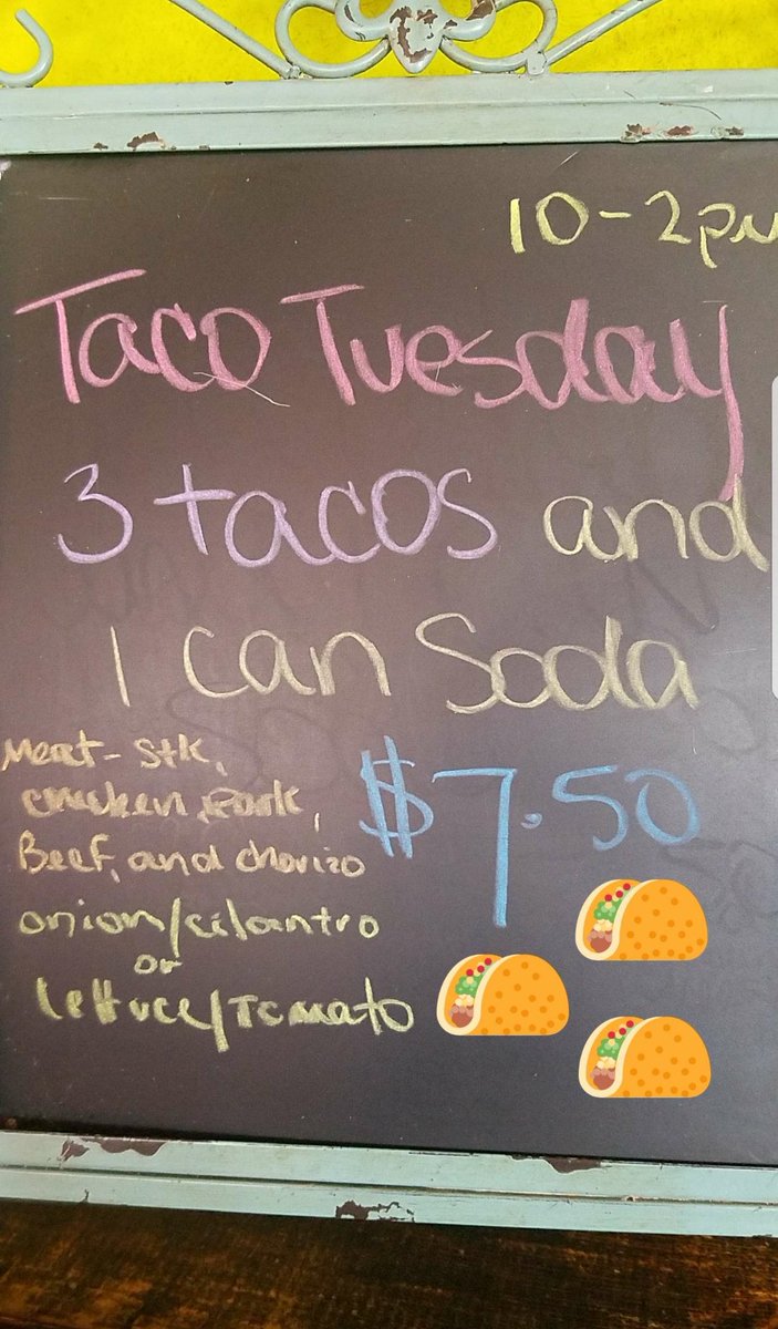 ElPatronChicago's tweet photo. It's Taco Tuesday!! Come in and try our special! Only from 10am to 2pm🌮🌮🌮 https://t.co/pJiSp95d6T