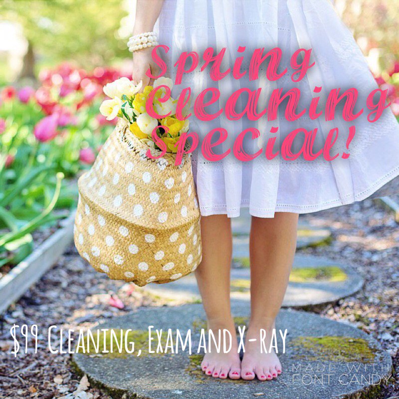 Happy First Day of Spring! We're not gonna let the snow outside ruin our Spring Vibes! Schedule your appointment today and receive our Spring Cleaning Special - $99 Cleaning, Exam and X-ray! 
#SpringCleaning #HylanDentalCare #FirstDayOfSpring #Springtime #ClevelandDentist