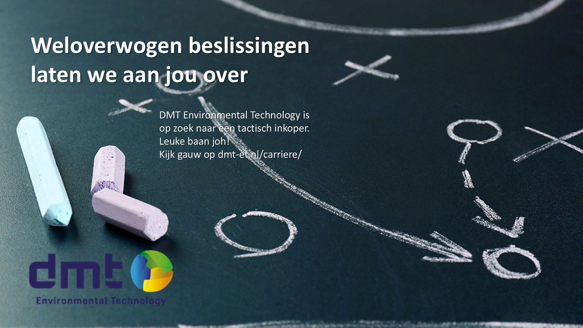#Werk aan de winkel! We hebben weer een paar leuke #vacatures. Kijk gauw op onze website om te kijken of er iets voor jou tussen staat. dmt-et.nl/carriere/

🌎💚Samen maken we mooie dingen
#groen #energie #power #toekomst #job #biogas #big5