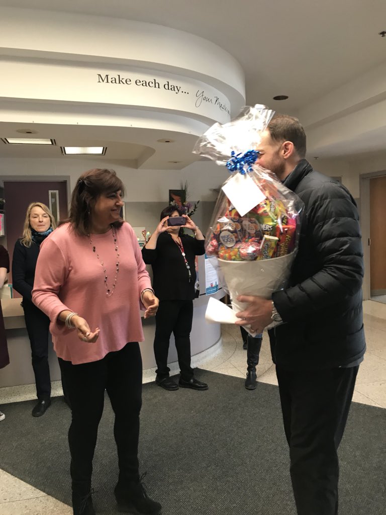 StJamesOCSB's tweet photo. WOW! Exciting day @StJamesFinn Candy Drop from @MAJIC100Ottawa  for our amazing staff! Thank you @StuntmanStu for this SWEET delivery!! #ocsb @OttCatholicSB https://t.co/q7JlfWOXRv