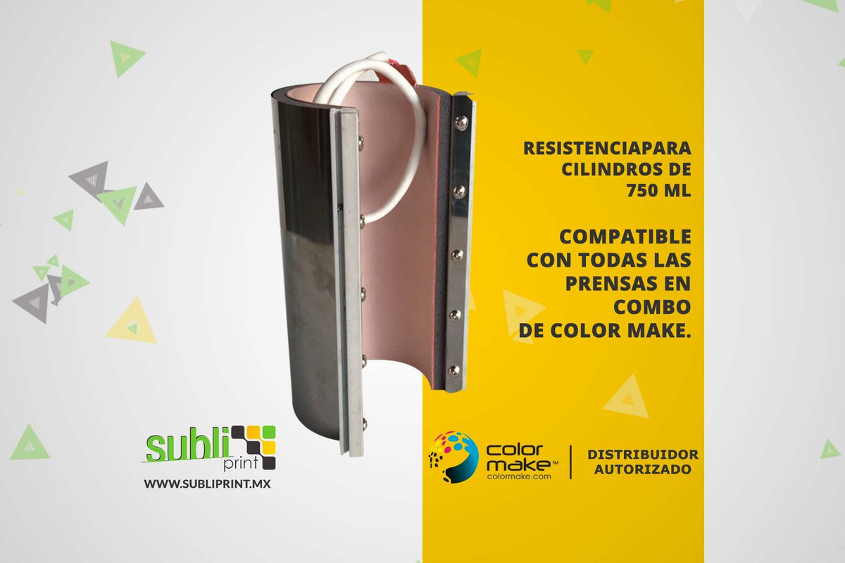 SubliPrintMx's tweet photo. Resistencia para Cilindros de 750 ML Ideal para blanks cilíndricos - Adquiere tus resistencias con #Subliprint hacemos envíos a toda la provincia.

Suscríbete a nuestro Boletín de Noticias

WS 553566-8097
subliprint.ventas@gmail.com
contacto@subliprint.mx
#subliprint #Sublimacion https://t.co/Yn0w4b2Oz3
