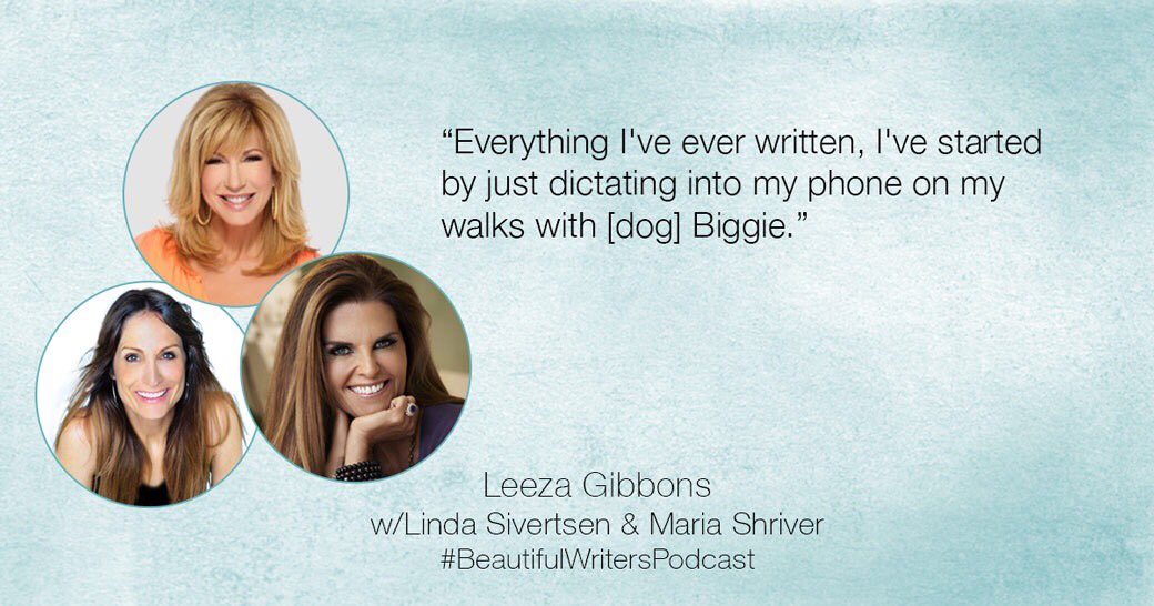 LindaSivertsen's tweet photo. Ever wish you could chat w/ your favorite writers, ask them how they do it, year after year, bestseller after bestseller? 🌟Hear #LeezaGibbons & #MariaShriver on wrangling those words: https://t.co/9G3gCm5AoC 🎙#ivebeenthinking #fierceoptimism #BeautifulWritersPodcast https://t.co/PqQrQoAWM8