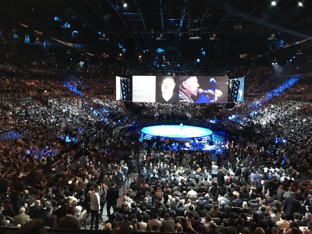fgoyti's tweet photo. This is not a concert. This is our keynote #IBMThink boom https://t.co/aL0cLet90J