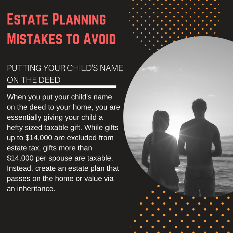 There are other ways to pass along big ticket items such as homes and cars.