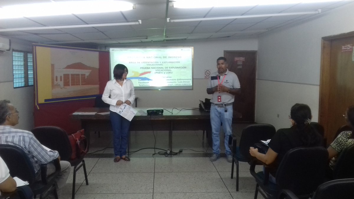 opsusucre's tweet photo. #EnDesarrollo | IX Jornada Plan Divulgación #SNI #PNEV #LOEU 2018 y Oportunidades de Estudios Universitarios a docentes de Zona Paria
#TropaZeeSucre @prensazees @opsuoficial https://t.co/jsLjkuqs8R