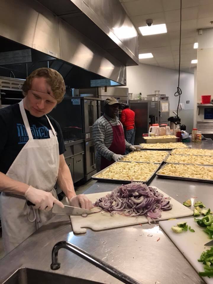 centralunion's tweet photo. Project Affinity, thank you so much for serving with us on Sunday and preparing such a delicious dinner for our men! @1affinity #projectaffinity #nooneshouldlivehungryandhomeless https://t.co/cWB3RBECdb