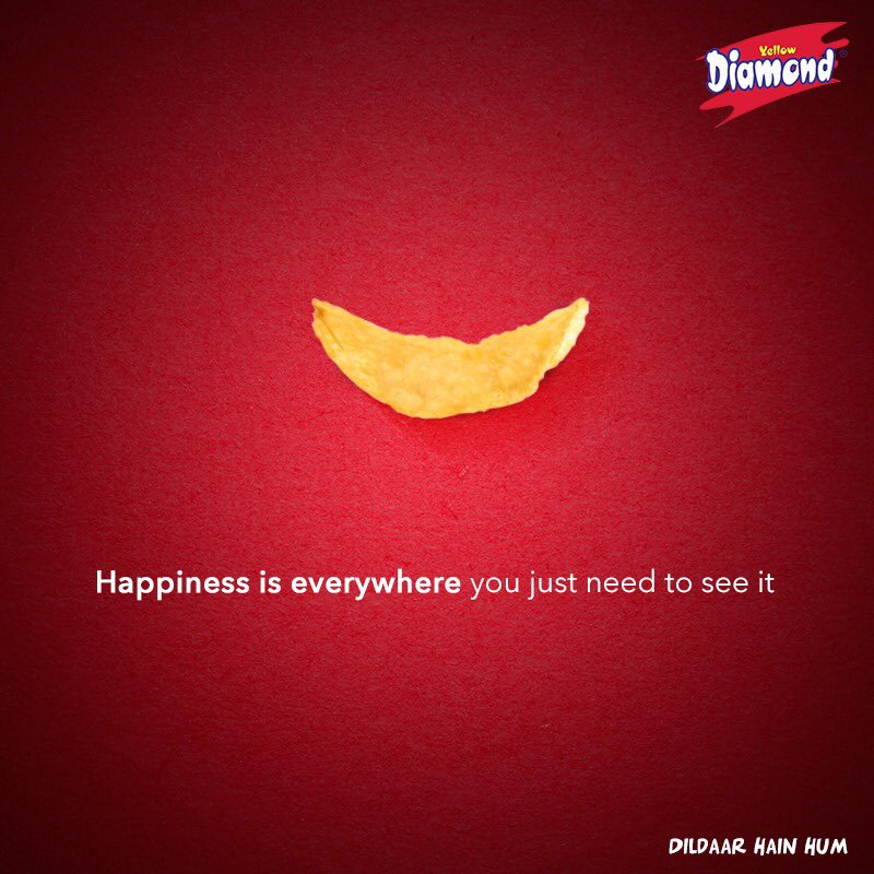 YellowDiamondIN's tweet photo. Find your happiness with Yellow Diamond #InternationalDayOfHappiness #HappinessDay
#YellowDiamond #Snacks #Munching #IndianSnacks #Food #Foodie #SnacksTime #FoodLover #YellowDiamondSnacks #DildaarHainHum https://t.co/bpW9Yx4CJD