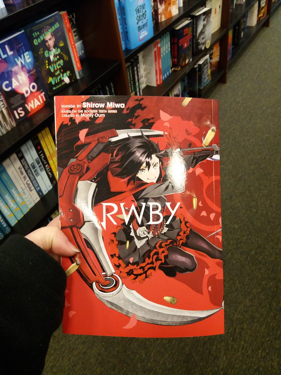 Ash_Cosplay's tweet photo. So I just found this beautiful amazing gem at my local Barnes and Noble. So incredibly amazing! So amazed at how far you guys have come! @RoosterTeeth @TheMilesLuna @kerryshawcross @IAmLindsayJones @bdunkelman 
#RWBY https://t.co/tF90C50wTw