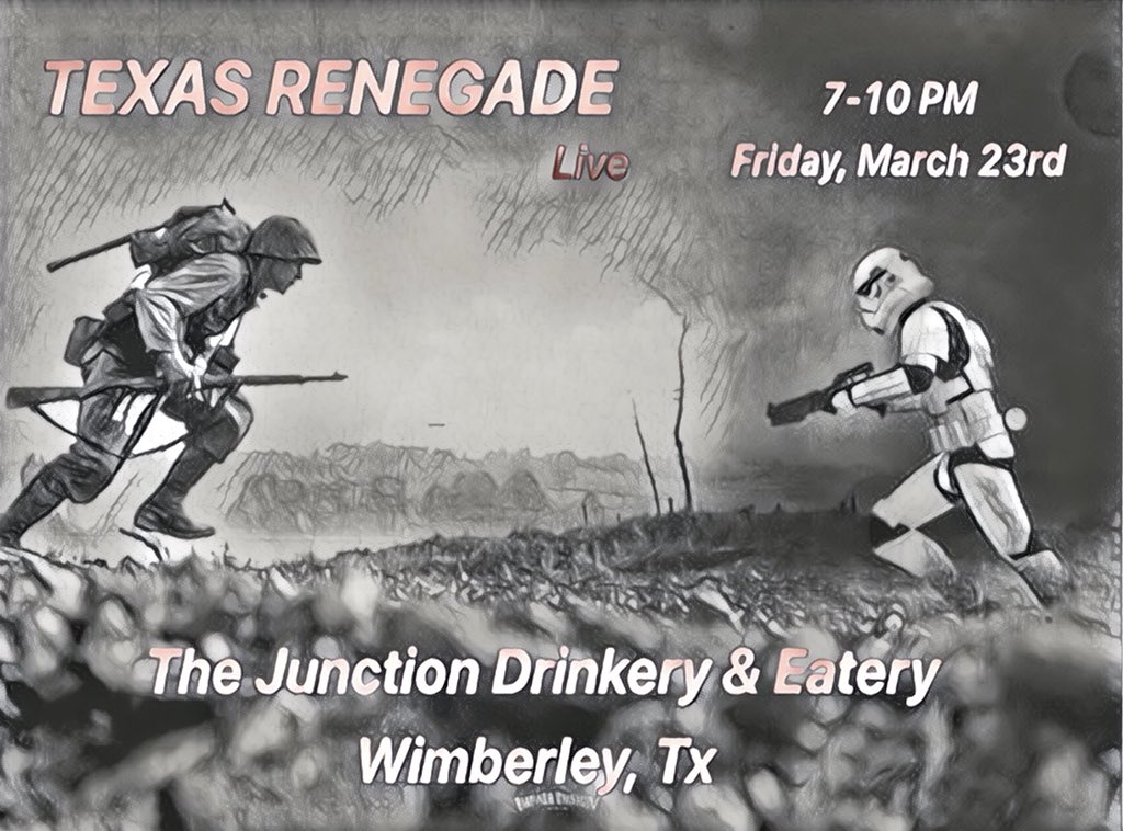 TXR's tweet image. TXR will be jamming in Wimberley this Friday night at a very cool venue The Junction Drinkery &amp;amp; Eatery 7-10pm. Come enjoy the music, the atmosphere and some affordably priced beverages!!!