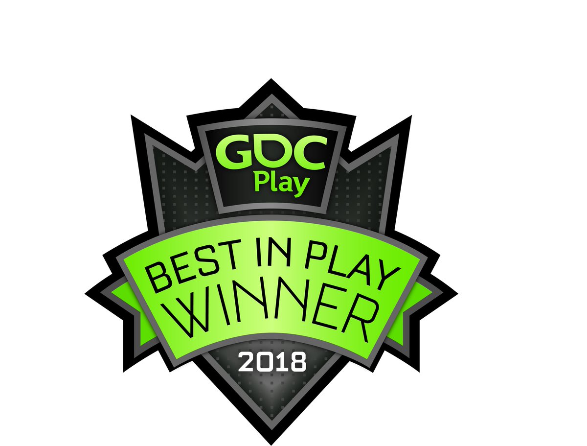 hackandpaint's tweet photo. Did we mention we won Best In Play #GDC2018
Look out for the Best In Play logo and come to booth #PL4013 to try out our #VR game demo!! https://t.co/9eHGYYwDw7