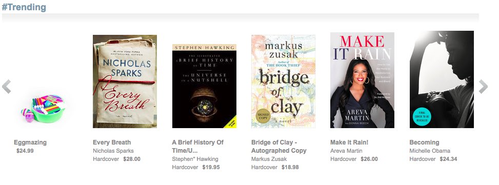 ArevaMartin's tweet image. Love seeing #MakeItRain on the home page of @booksamillion as one of its trending new books! Check it out! It’s no One in 3 categories on #Amazon today thanks to y’all! Let’s keep the momentum going! #MakeItRain #Books #Nonfiction #BooksAMillion