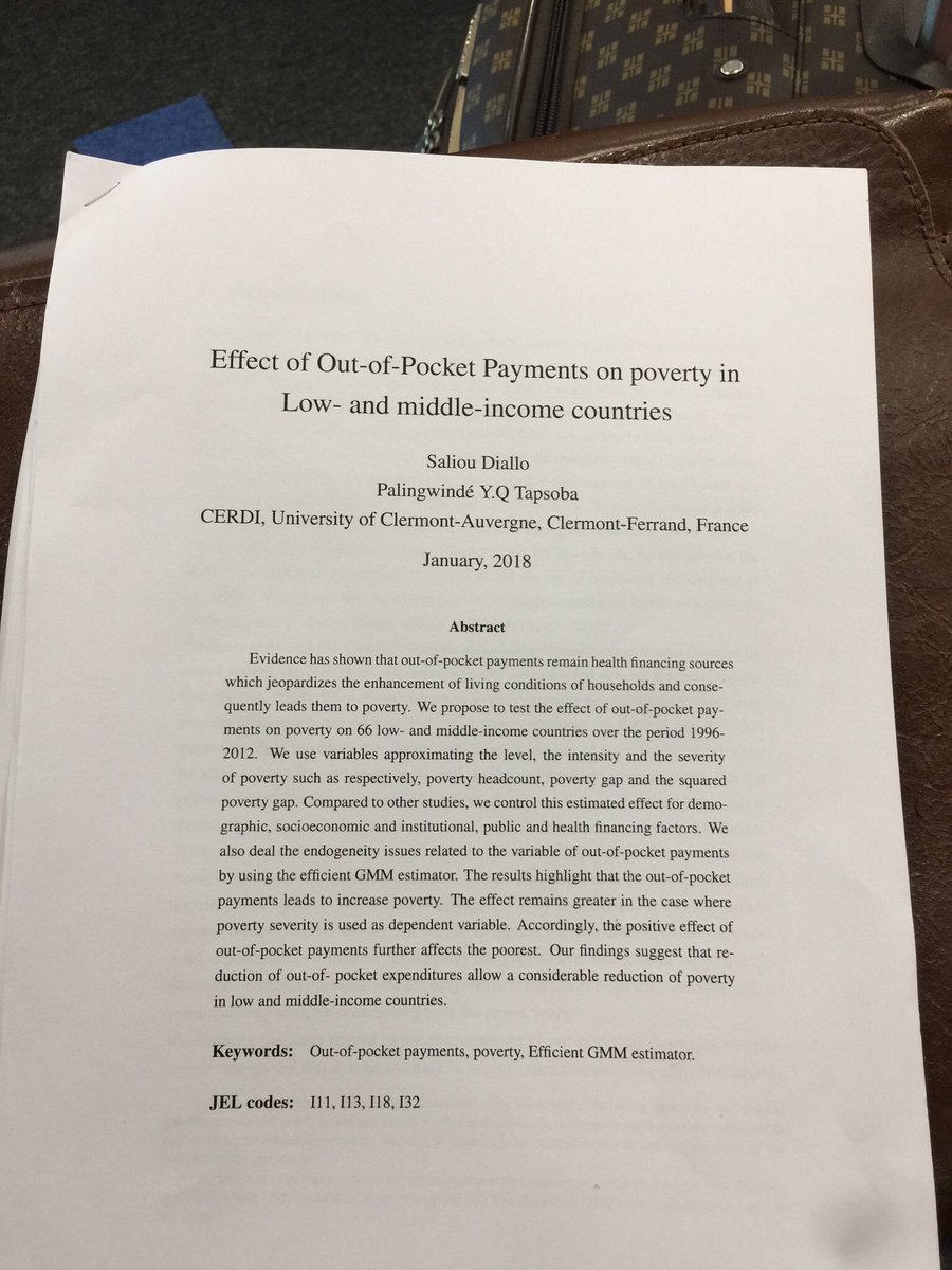 Ready to present the effects of out-of-pockets expenditures on poverty in low and middle income countries at the 2nd World Congress on Public Health and Health Care Management at London, Uk
