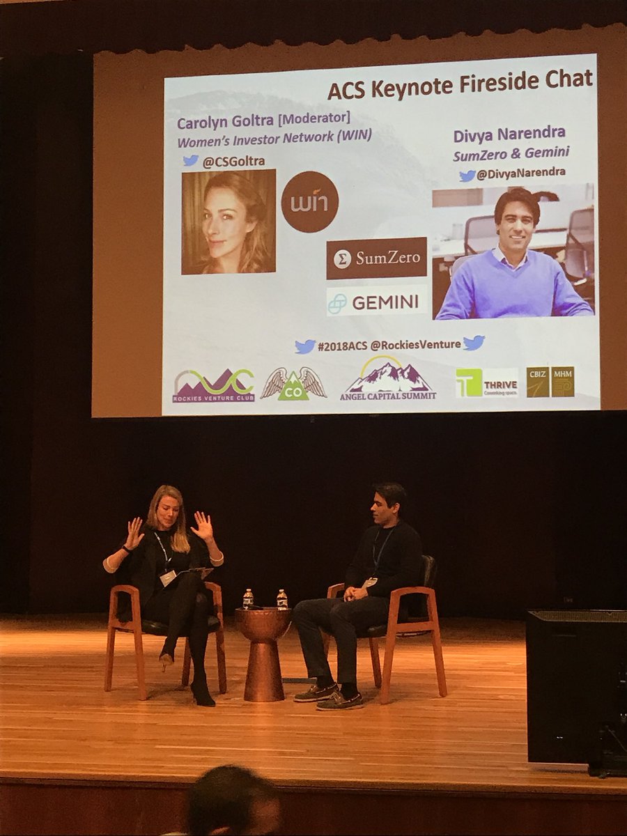 Wondering how to find the next wave? <a href="/DivyaNarendra/">Divya Narendra</a> sharing #entrepreneur lightbulb moments #2018ACS <a href="/RockiesVenture/">Rockies Venture Club</a>