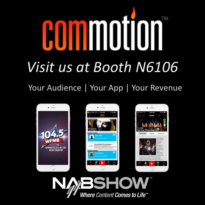 gocommotion's tweet photo. 20 Days and counting... see you in Las Vegas!  #NABshow https://t.co/VXGpaC1g3B