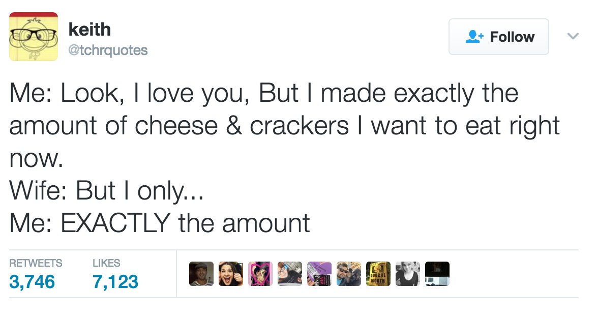 💗🍕🤤RT <a href="/BuzzFeedUK/">BuzzFeed UK</a>: 24 jokes you'll only get if you love food more than people buzzfeed.com/caseyrackham/j…