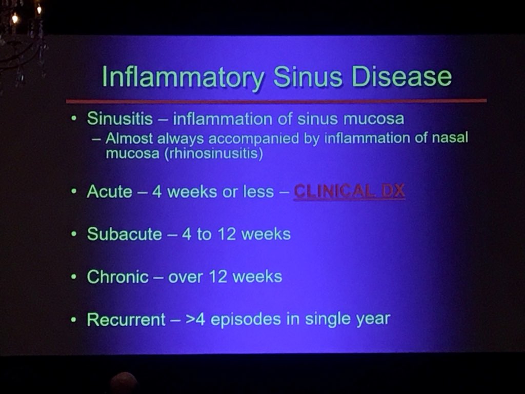 nakoontz's tweet photo. @LNLedbetter gives a spectacular review of sinus anatomy and inflammatory sinus disease β complete with #ShockAndAwe intraoperative videos! #UtahHN18 #StopOvercallingObstructiveSinusDisease #ListenToLuke #LukeKnows https://t.co/tmGzObSwXa