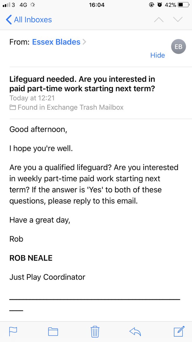 phoebepurcell's tweet photo. @Benissss hey mate! Just had this email through and don’t know if it’s of interest to you? X https://t.co/aiaBfjfT4S