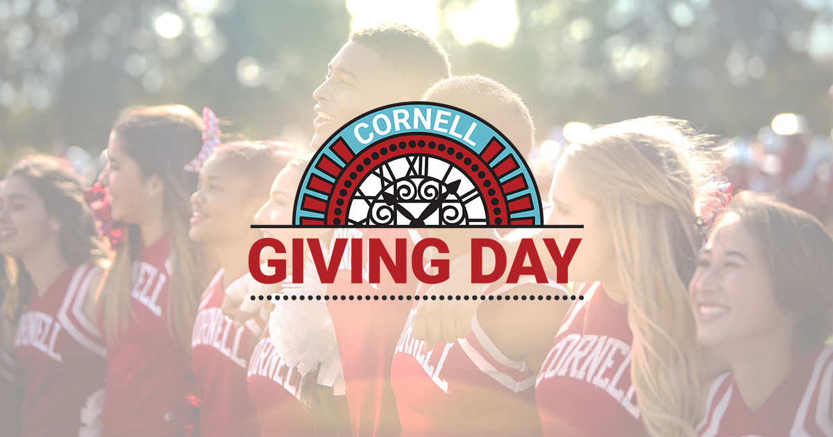 MaritzaSpitler's tweet photo. Here we go Cornellians! #CornellGivingDay 2018 has started. Join me and give back! - https://t.co/yoQ6Q2R8ch https://t.co/b9lYKa2t6H