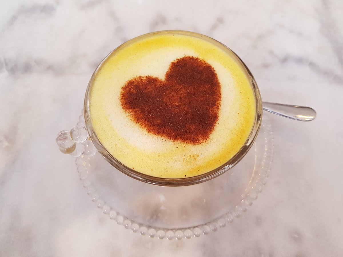 Turmeric and coconut latte <a href="/SPetitecuisine/">sara's petite cuisine</a>  health and happiness!