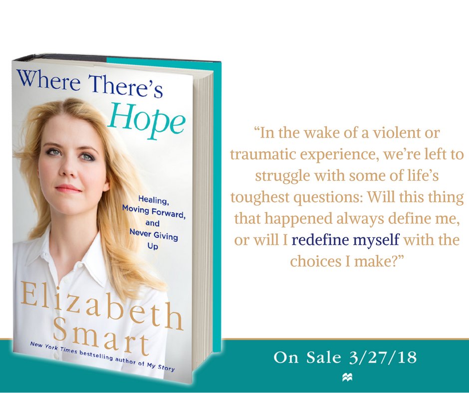 Read WHERE THERE’S HOPE, on sale one week from today, to read my interviews with Mandi Patinkin,
Alec Unsicker, Mike Schlappi and so many more as we discuss grief, anger, forgiveness, relationships,
love, faith and achieving happiness. bit.ly/wherethereshope