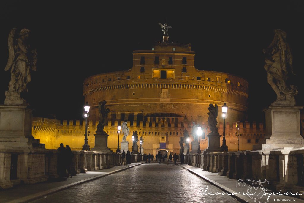 📍Castel Sant’Antangelo. #roma #rome #GoodMorningRome #visitroma #visitrome #exprerienceRome #bellaRoma #turismoRoma #Castelsantangelo #RomeIsUs #buonanotte #SanPietro #lelucidellacittà #romacittàeterna