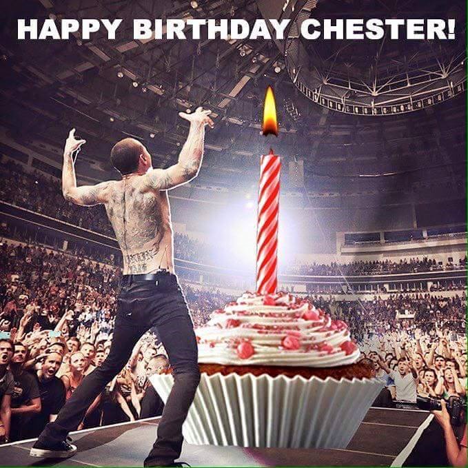 Happy Birthday Chester Bennington!! We love you!!      