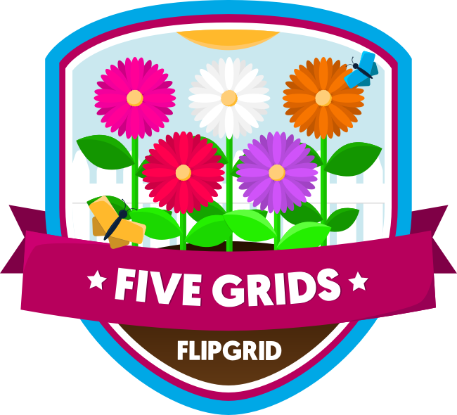 I am excited to rock my new @Flipgrid Grids Gardener badge! #FlipgridFever